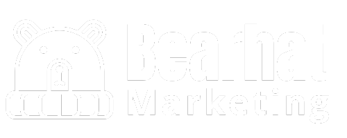 Bearhat Marketing logo - white